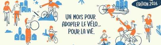 Mai à vélo - Un mois pour adopter le vélo... Pour la vie - Edition 2026