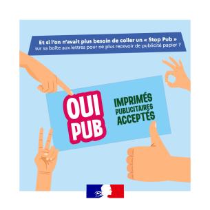 Et si l'on n'avait plus besoin de coller un "Stop pub" sur sa boite aux lecttres pour ne plus recevoir de publicité papier ? Oui pub : imprimés publicitaires acceptés