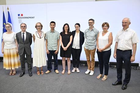 photo des lauréats du prix de thèse
