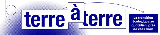 Logo "terre à terre, la transition écologique près de chez vous"