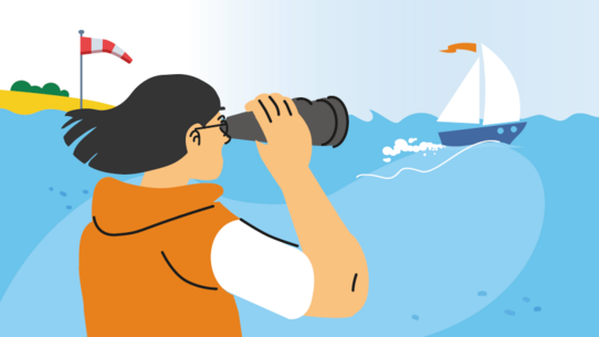 Visuel sécurité en mer