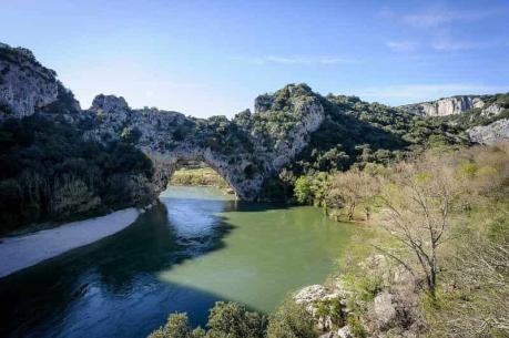 Vue du Pont d'Arc, Gorges de l'Ardèche