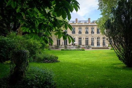 Vue du jardin de Roquelaure