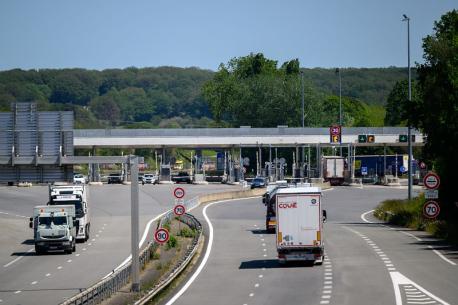 Image péage d'autoroute