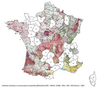 Carte Habitats Carhab