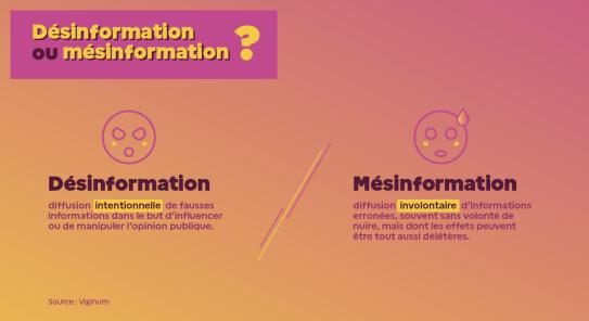 Désinformation ou mésinformation ? 